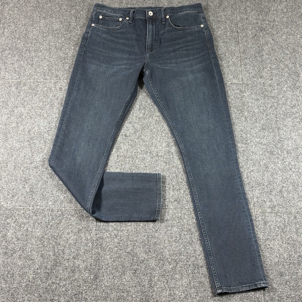 Rag & Bone Fit 1 Skinny Jeans Mens FITS 33x31 Oklahoma Blue Stretch Denim Pants